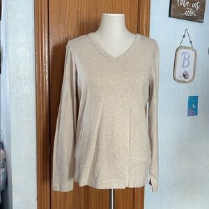 Lands End Cream Top - Women’s Size Medium